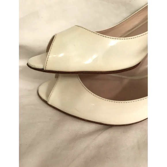 Prada Calzature Donna Patent Leather Pumps Peep/Open Toe - Picture 12 of 13